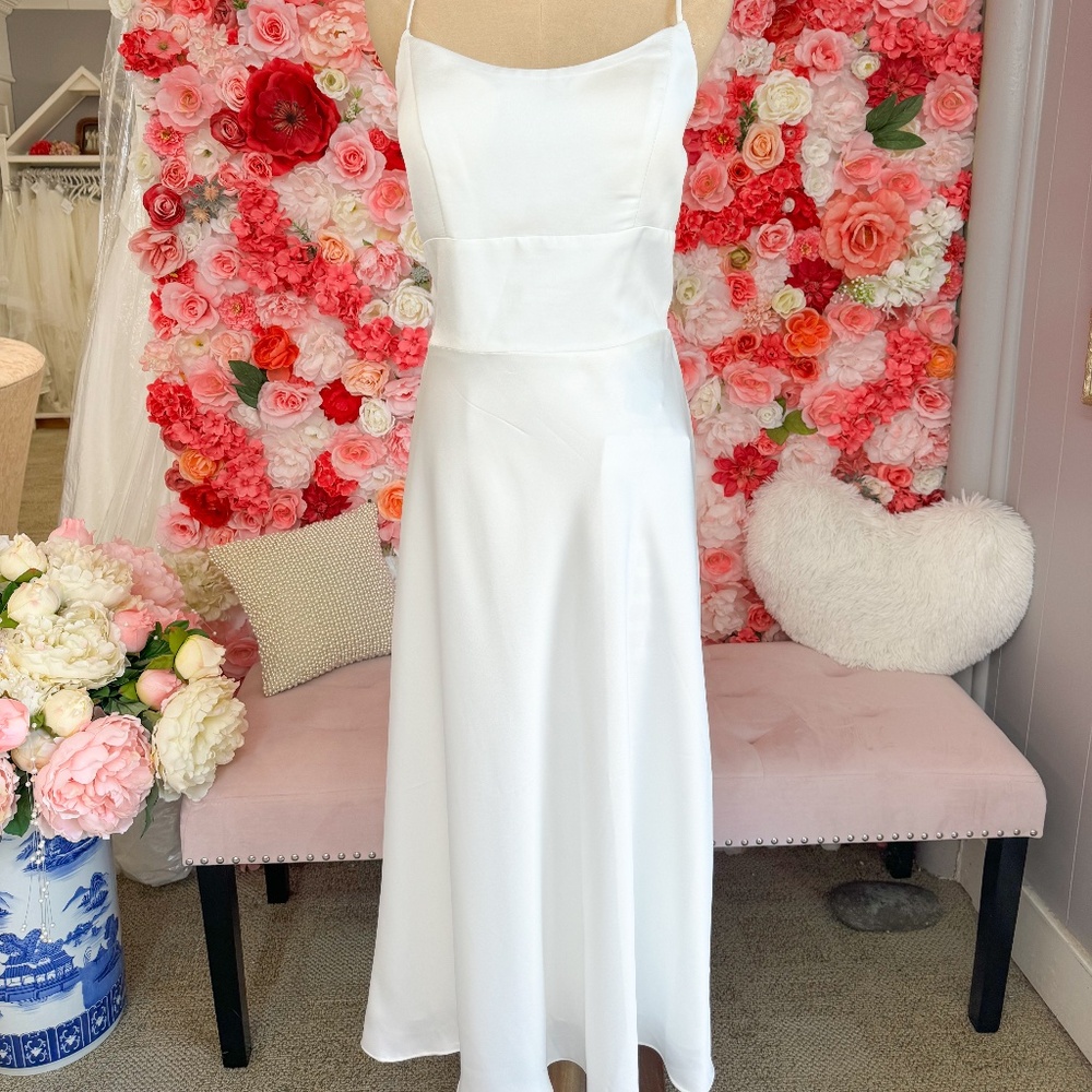 Morilee | Slip Dress with Tie Back